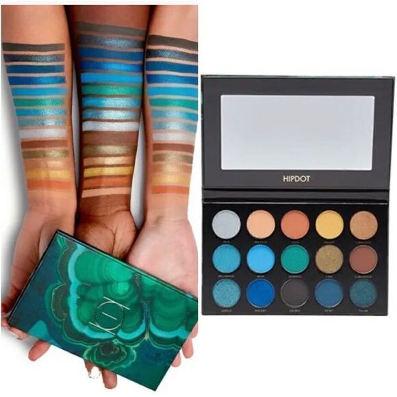 NWB Hipdot Cosmetics Cenote Pressed Eyeshadow Palette - Picture 1 of 9